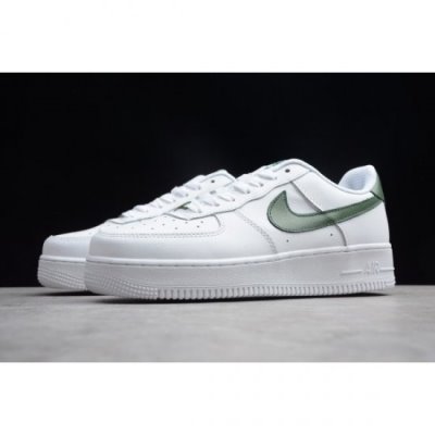 Nike Air Force 1 Upstep Beyaz / Yeşil Kaykay Ayakkabı Türkiye - UFEBV89Y